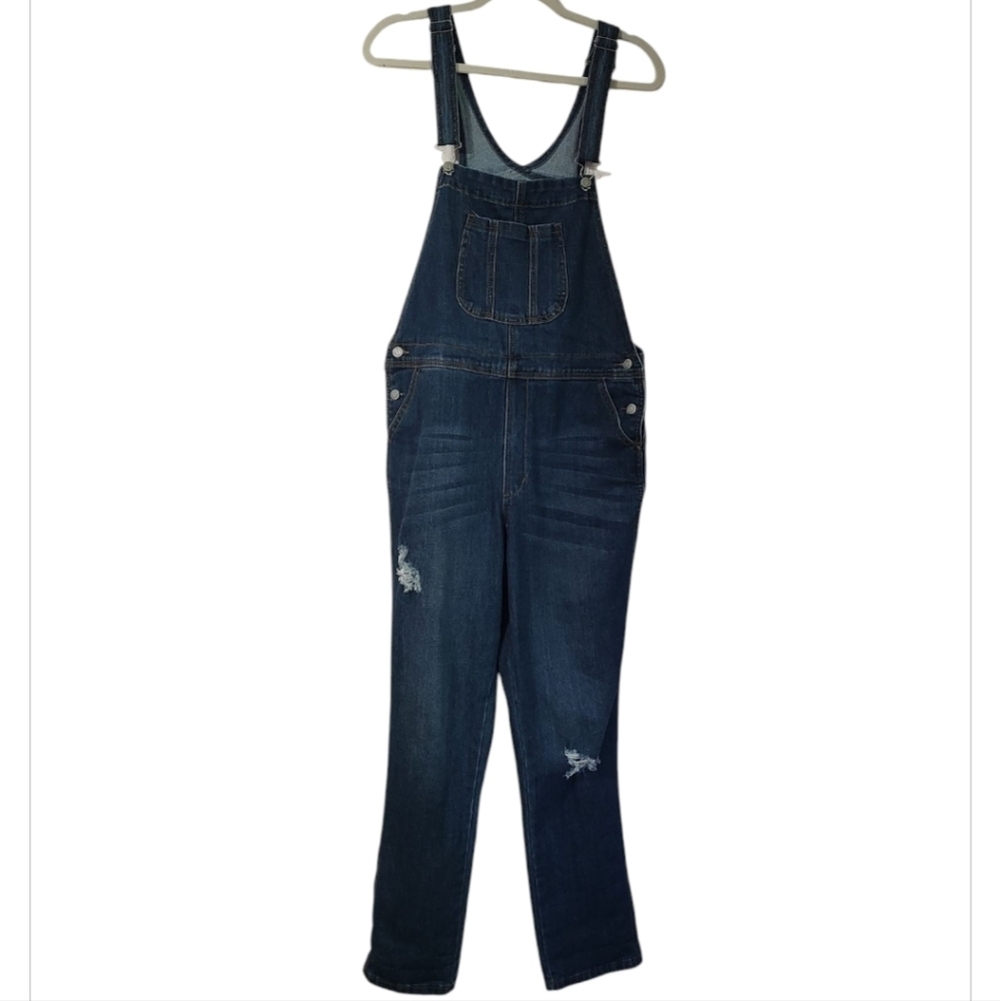 Judy Blue Distressed Overalls Size M